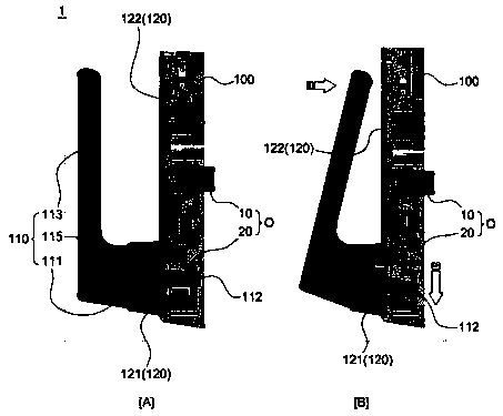 Door lock with push-pull handle