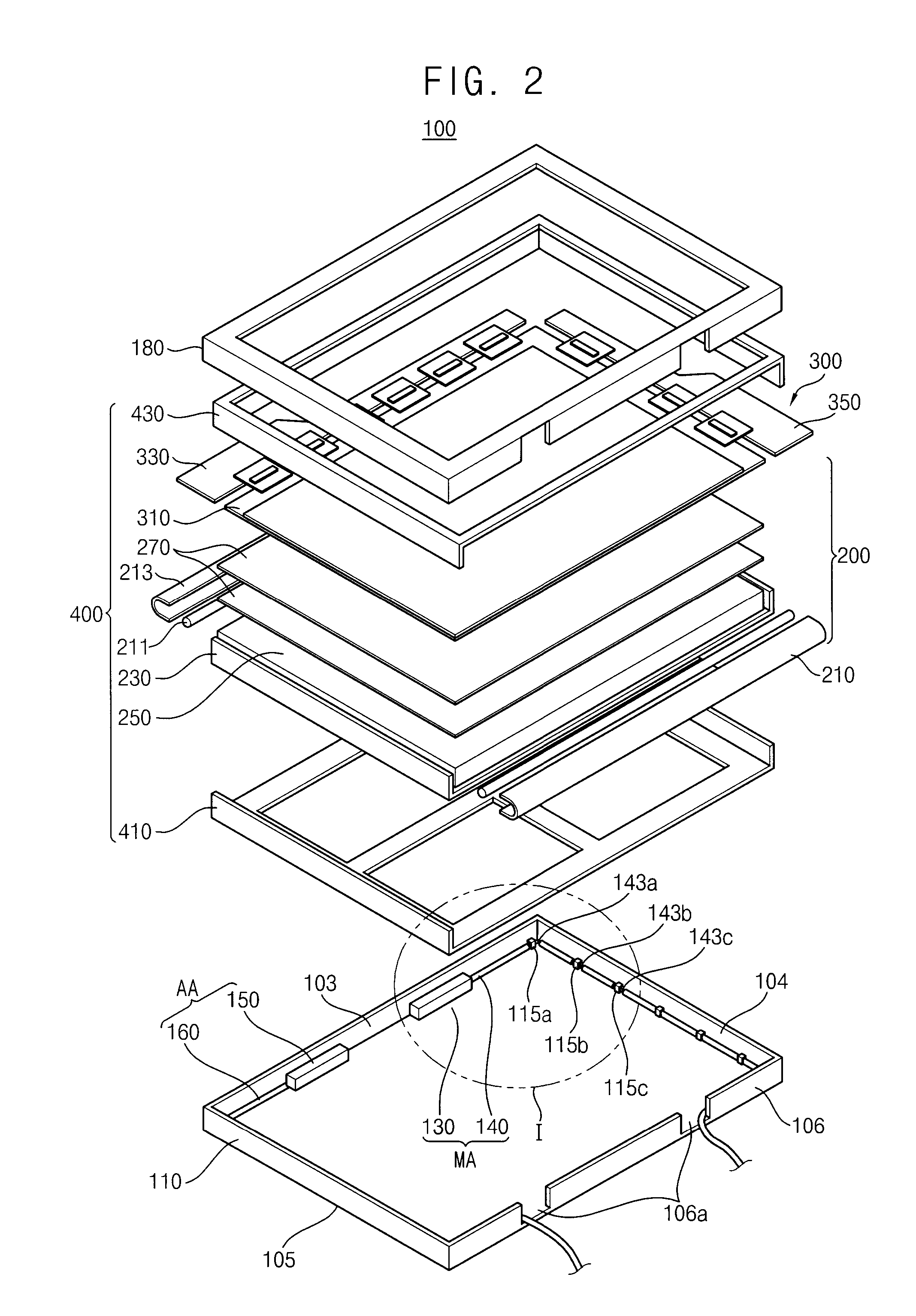 Antenna module, display device having the same, and information processing system having the same