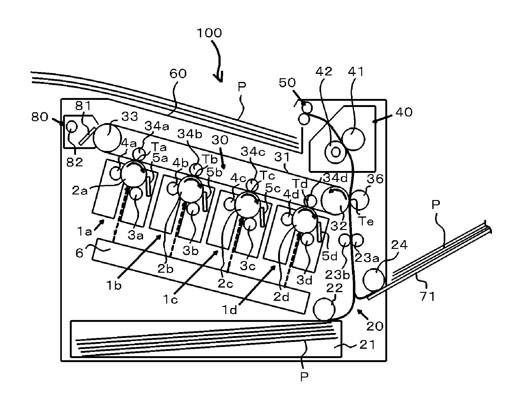 Sheet discharging device and image forming apparatus including the sheet discharging device