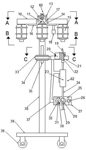 An infusion stand capable of automatic dressing change and infusion rate adjustment