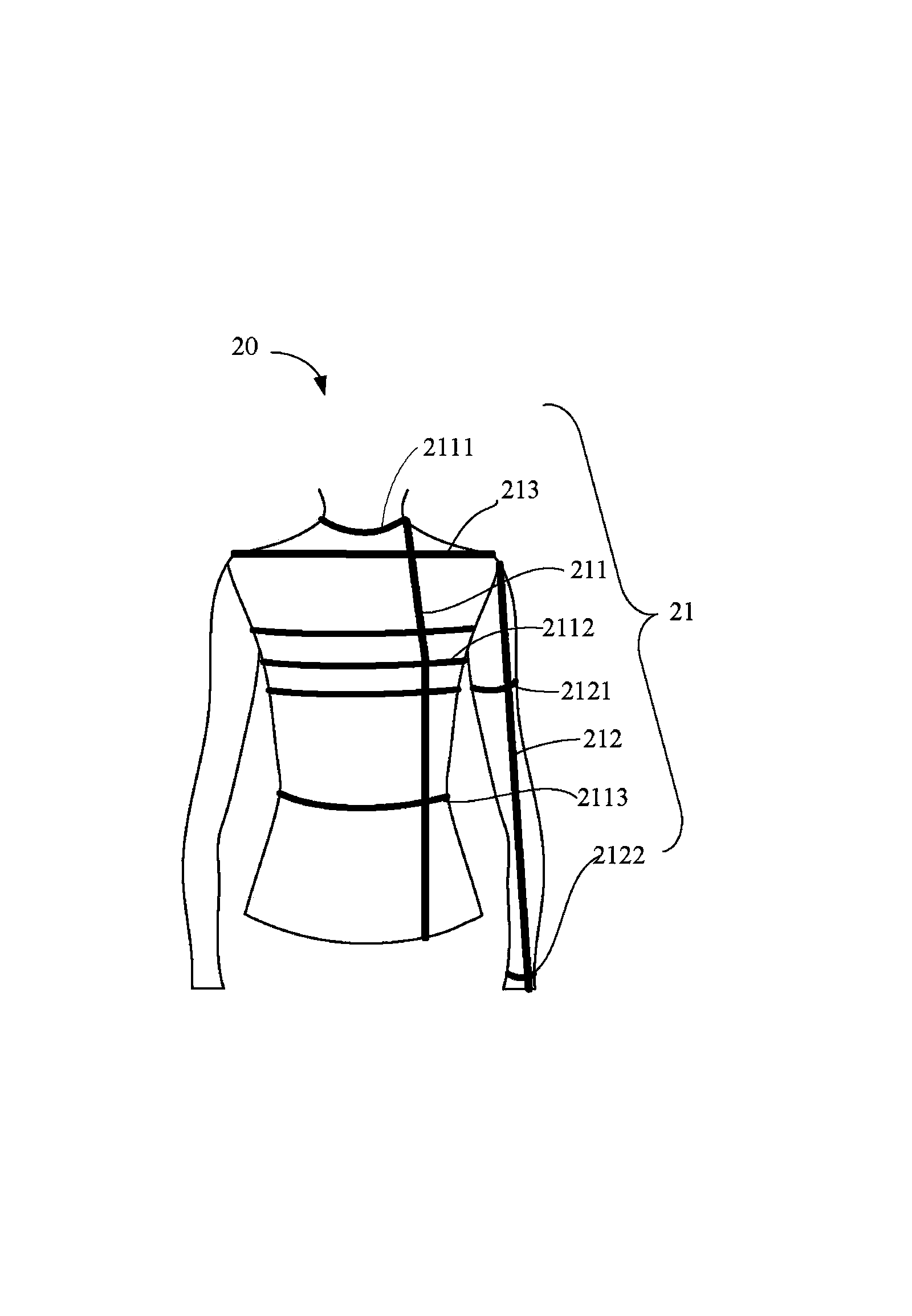 Dimension measurement device and method of acquiring body dimension data and displaying fittings