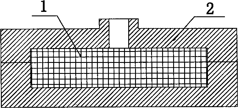 Preparation technology of vanadium carbide reinforced grey cast iron base composite material