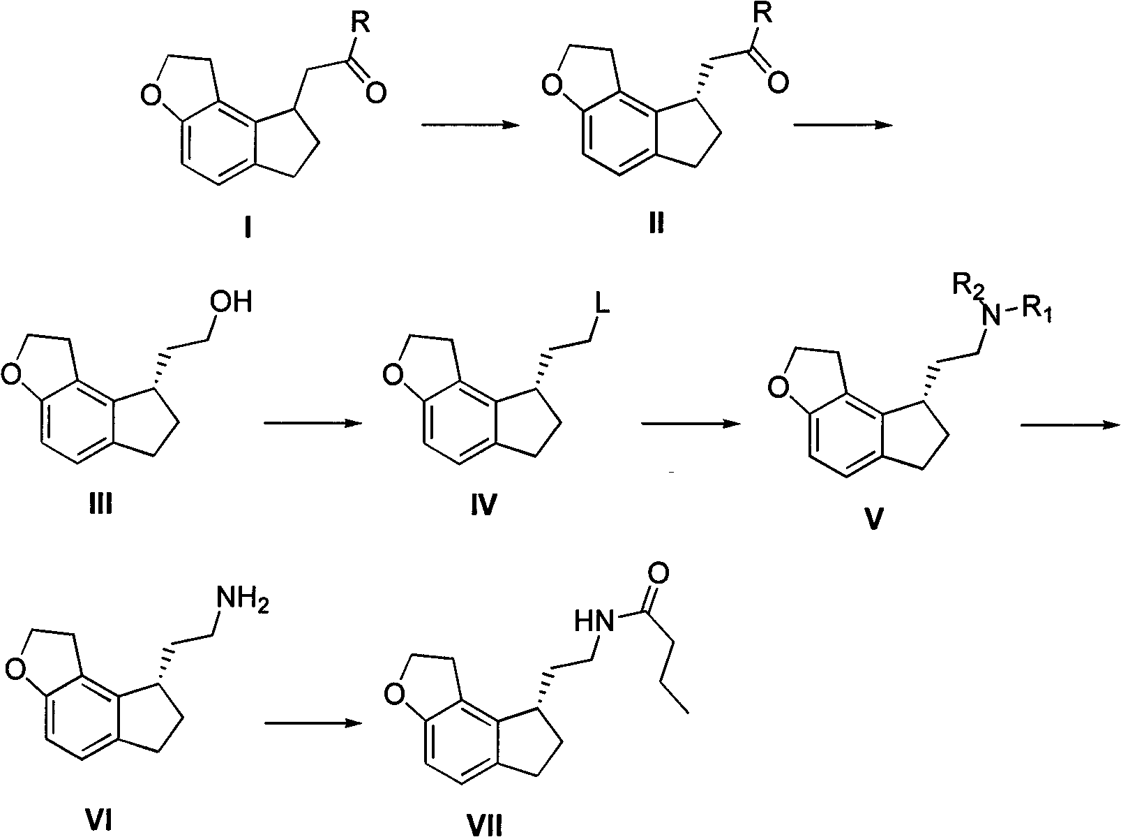 Method for synthesizing Ramelteon