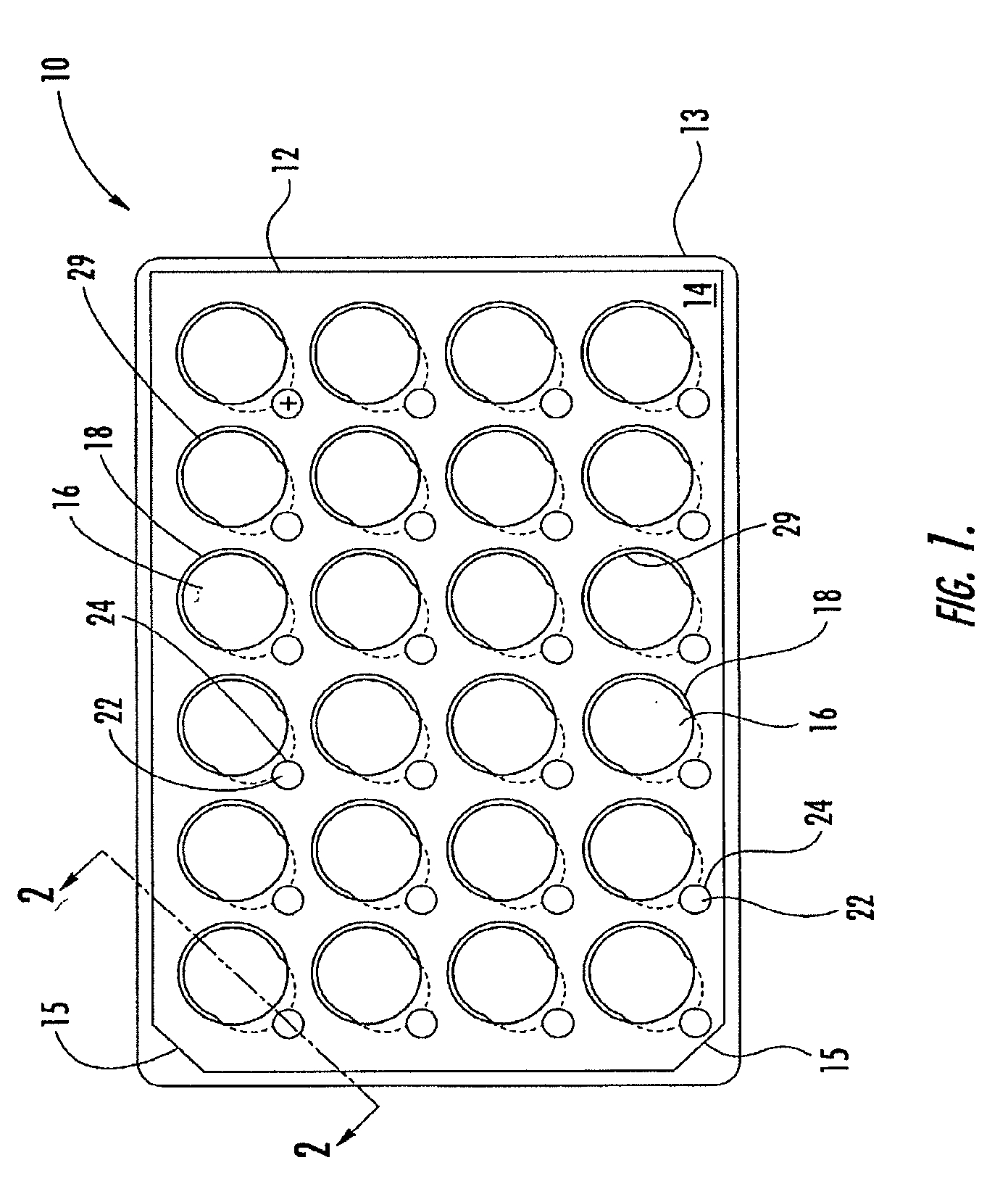 Plate and method for high throughput screening