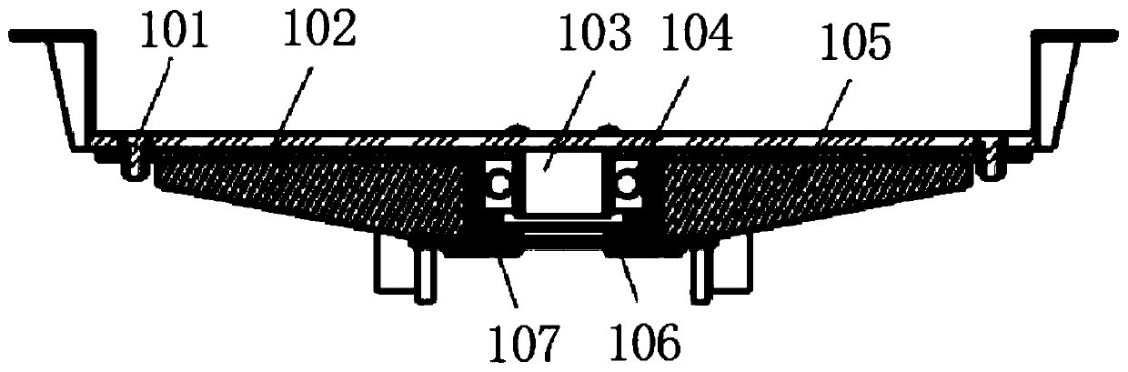 Heavy-type loading rail transfer conveying system