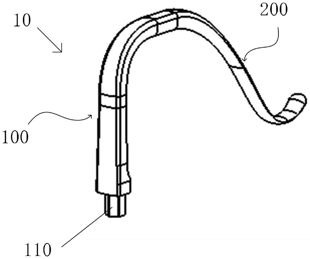 Thighbone hook and operating bed