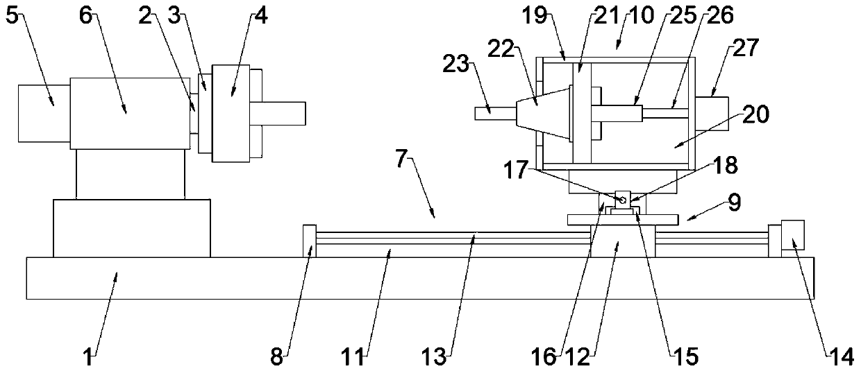 Turning combined machine tool with retractable tool