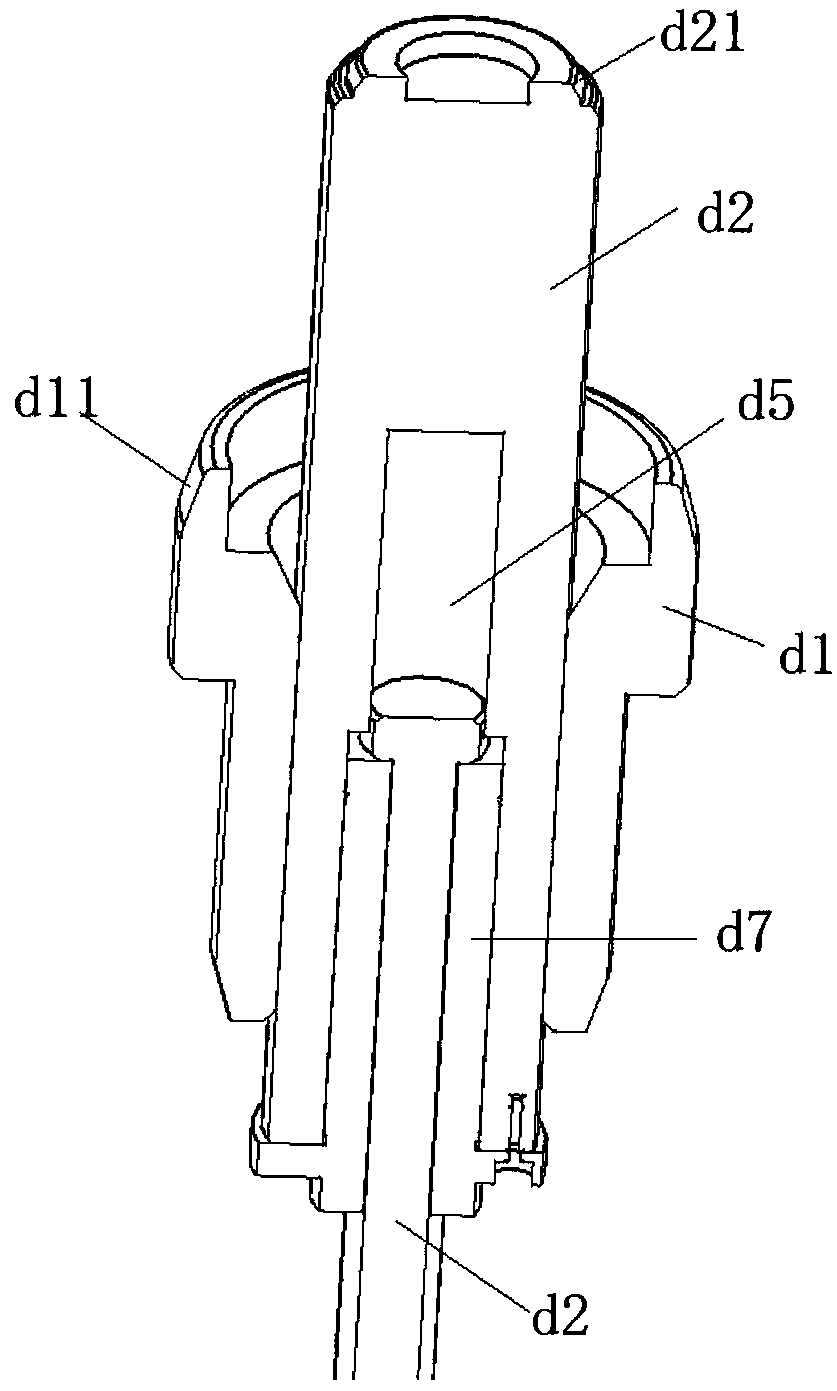 Axis aligned mechanism and assembling structure and assembling method for robot assembly