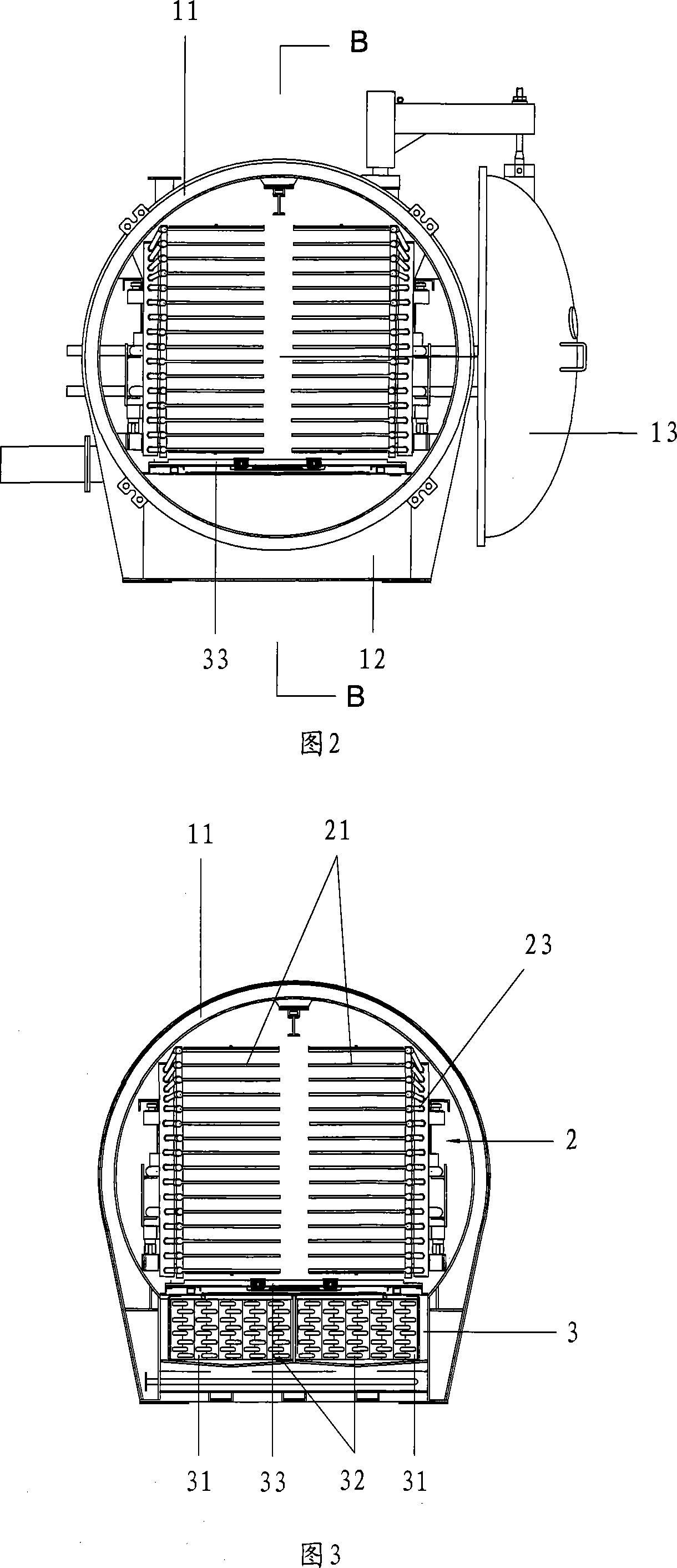 Vacuum freezing drying cabin