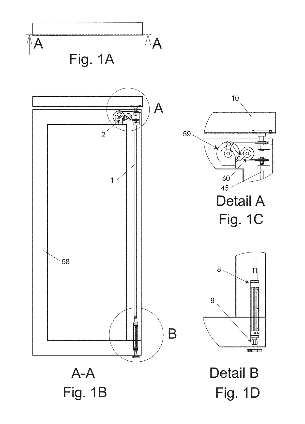 Control System for Self Restoring Doors, Gates and Windows