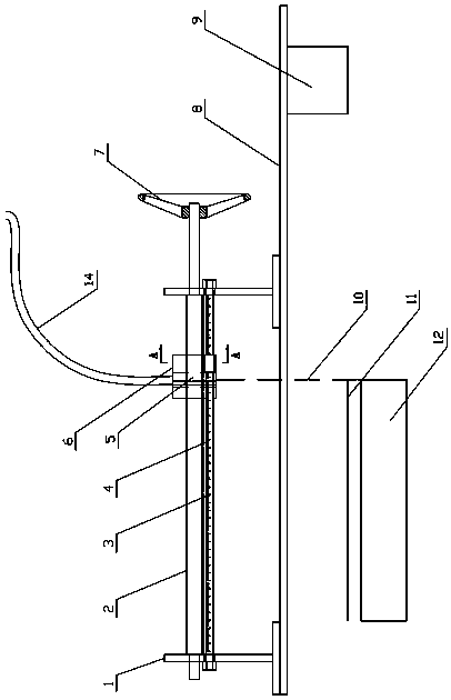 Rolling mill laser deviation preventing device