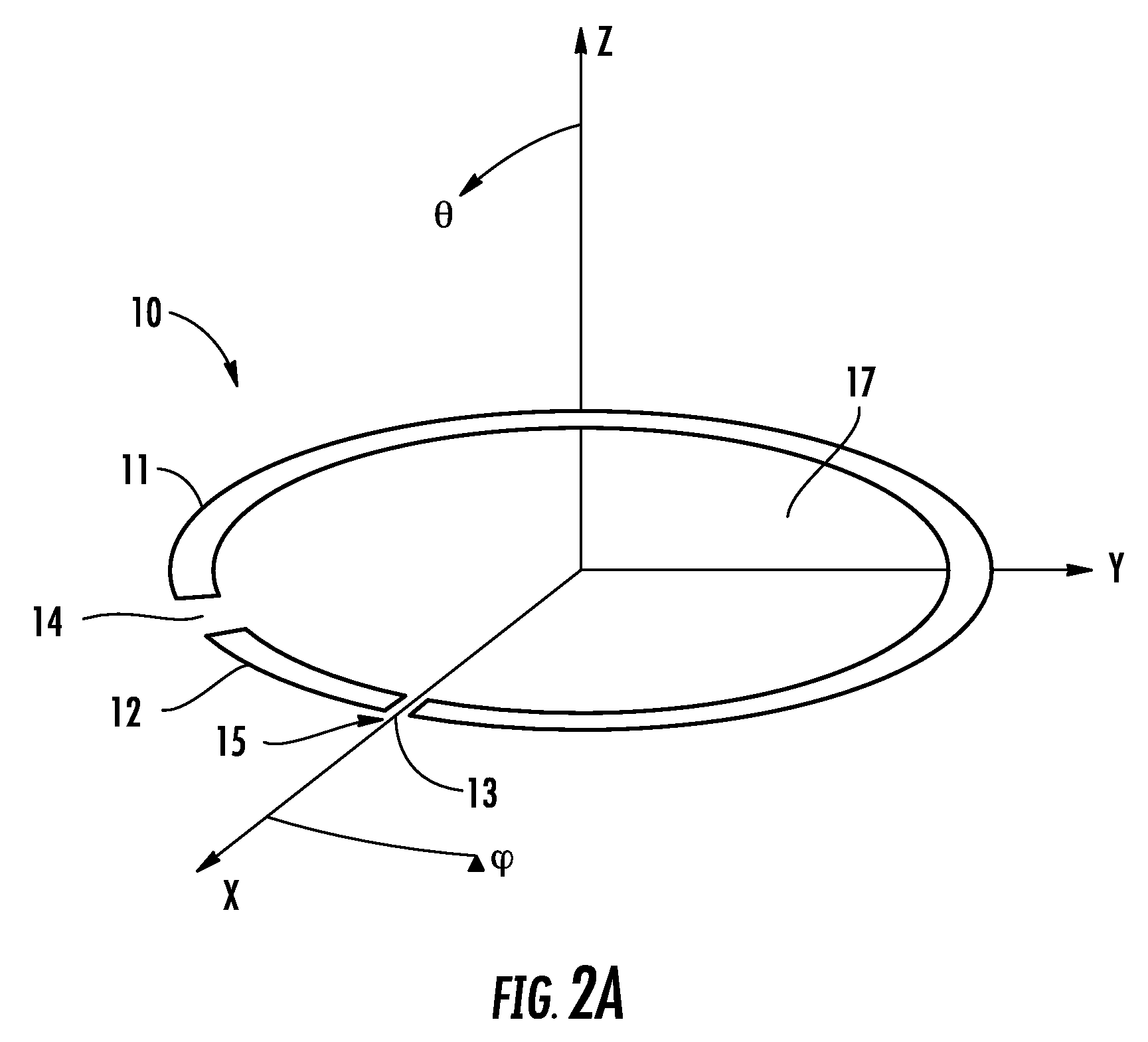 Loop antenna including impedance tuning gap and associated methods