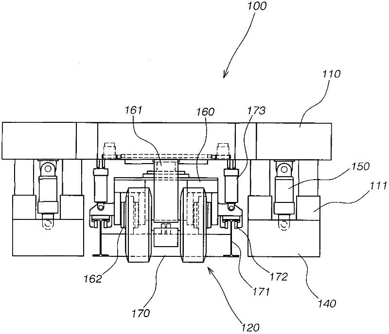 Movable rail apparatus for transferring ships and method of transferring ships using the same
