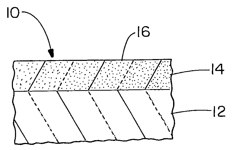 Fog and abrasion resistant hardcoat for plastics having hydrophilic surfactant rich surface portion with surfactant concentration gradient