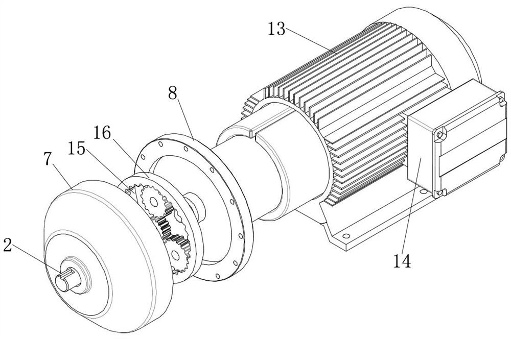 Explosion-proof combined permanent magnet electromechanical integrated machine and assembly method