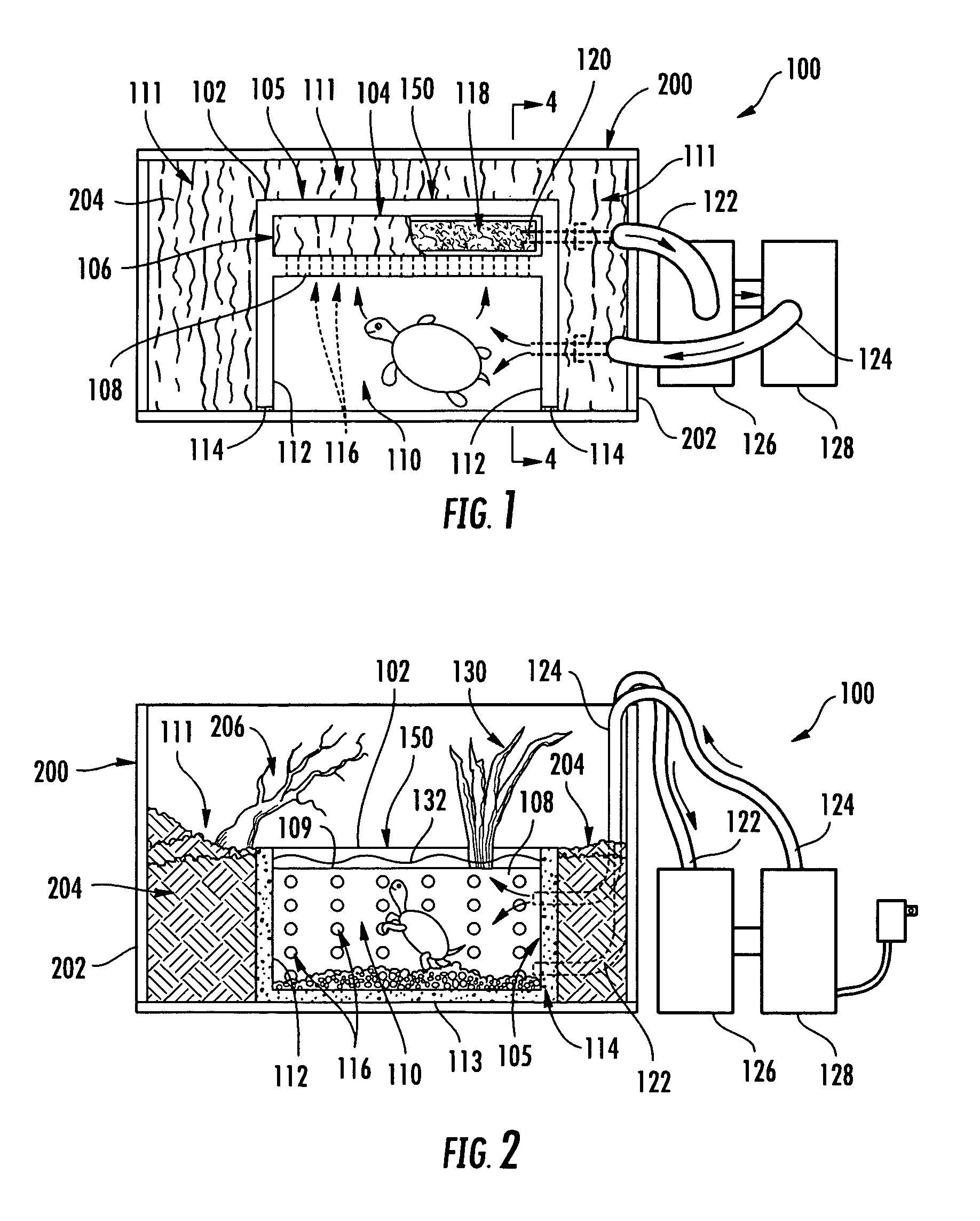 Vivarium and filtration system