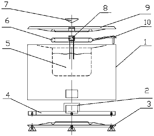 Air humidifier with magnetic suspension device