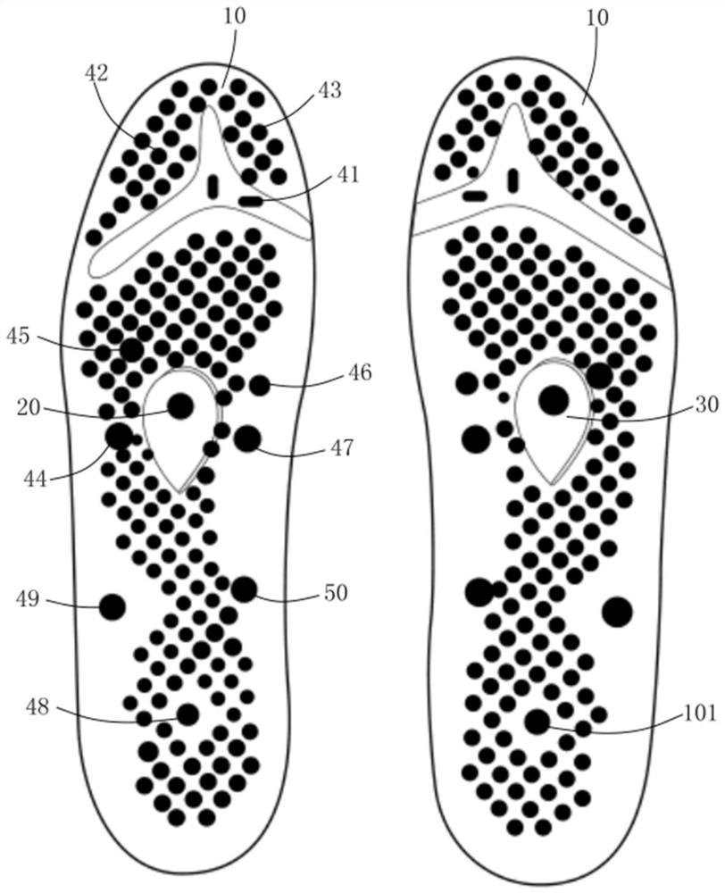 Multifunctional intelligent massage insole