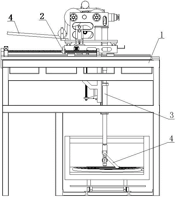 Spiral and stacked packing device of balancing chain for elevator balance chain packing equipment