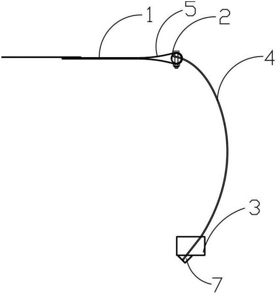 Connection structure for trampoline plate springs