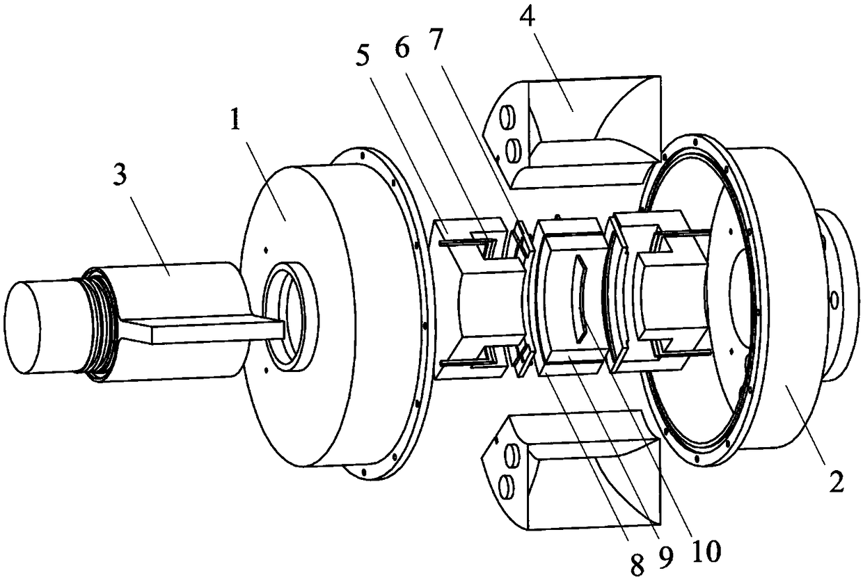 A rotary magnetic fluid generator