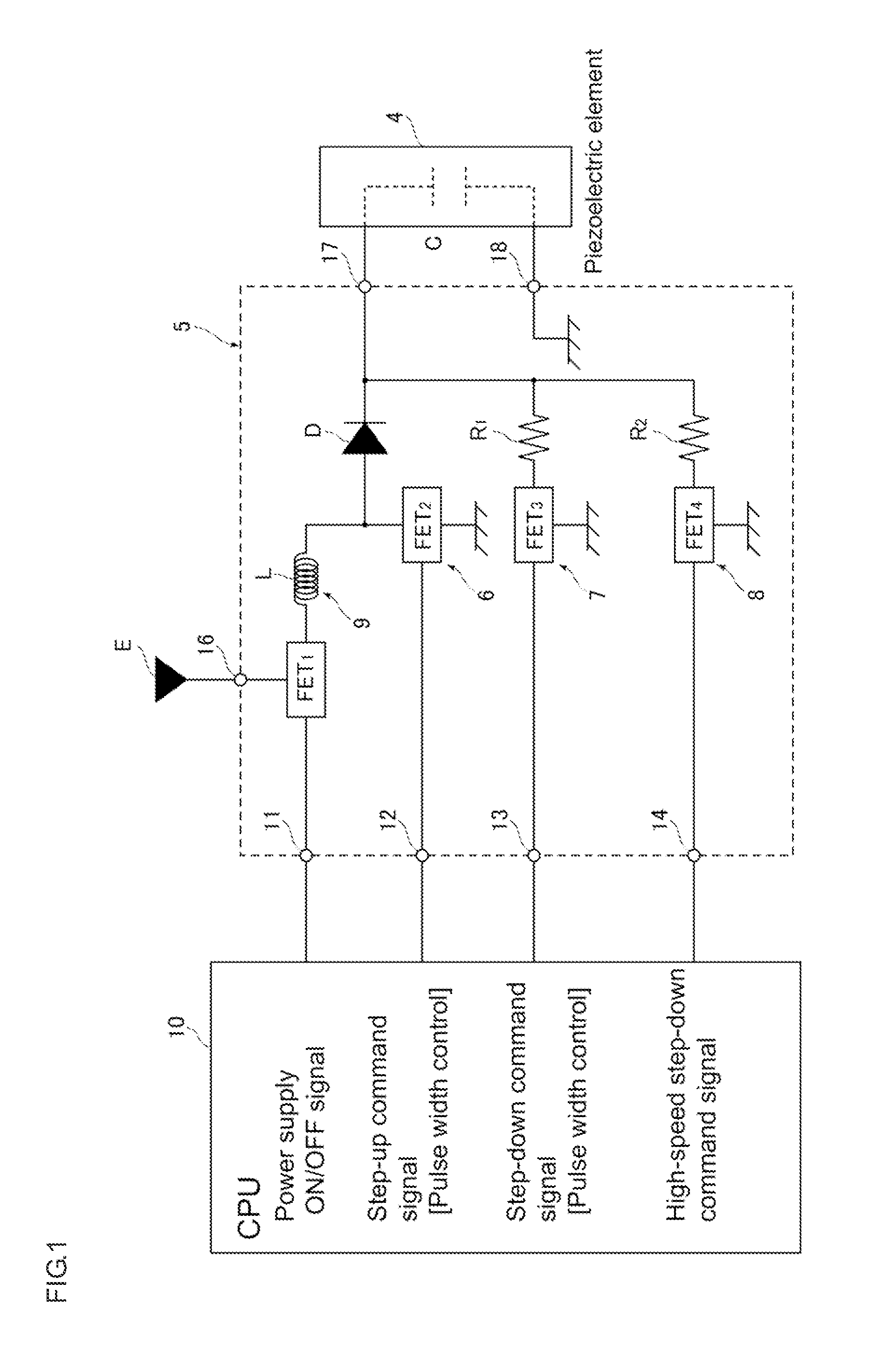 Pressure control valve driving circuit for pressure type flow rate control device with flow rate self-diagnosis function