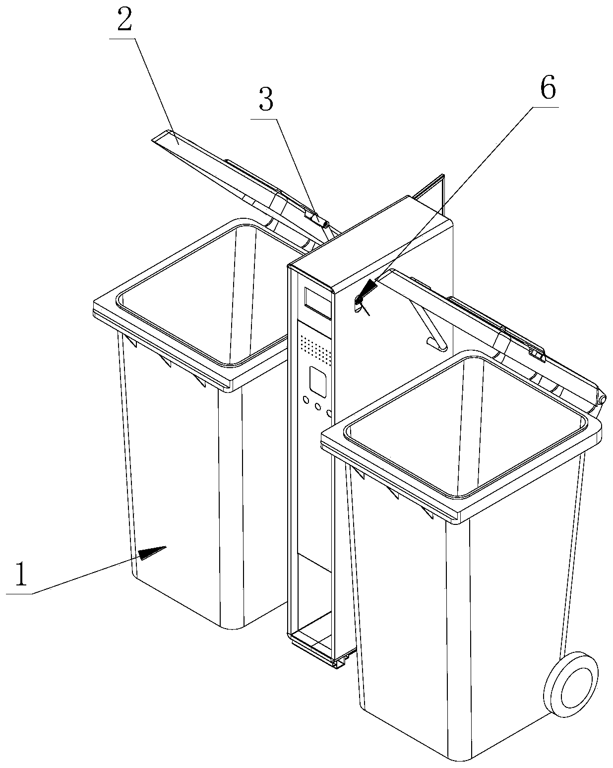 Garbage can capable of automatically opening garbage can cover