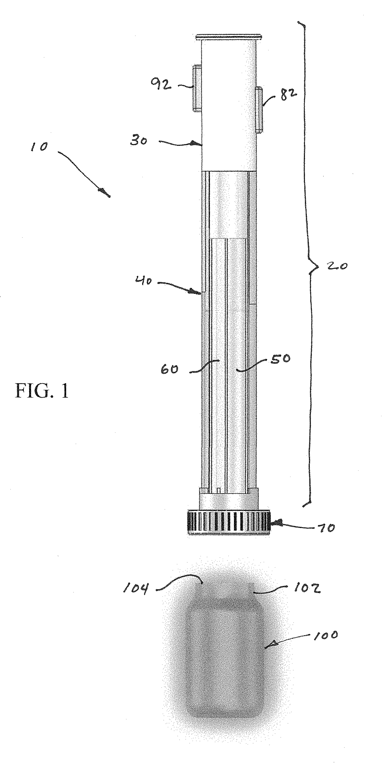 Device and kit for dosing and dispensing non-liquid medicine