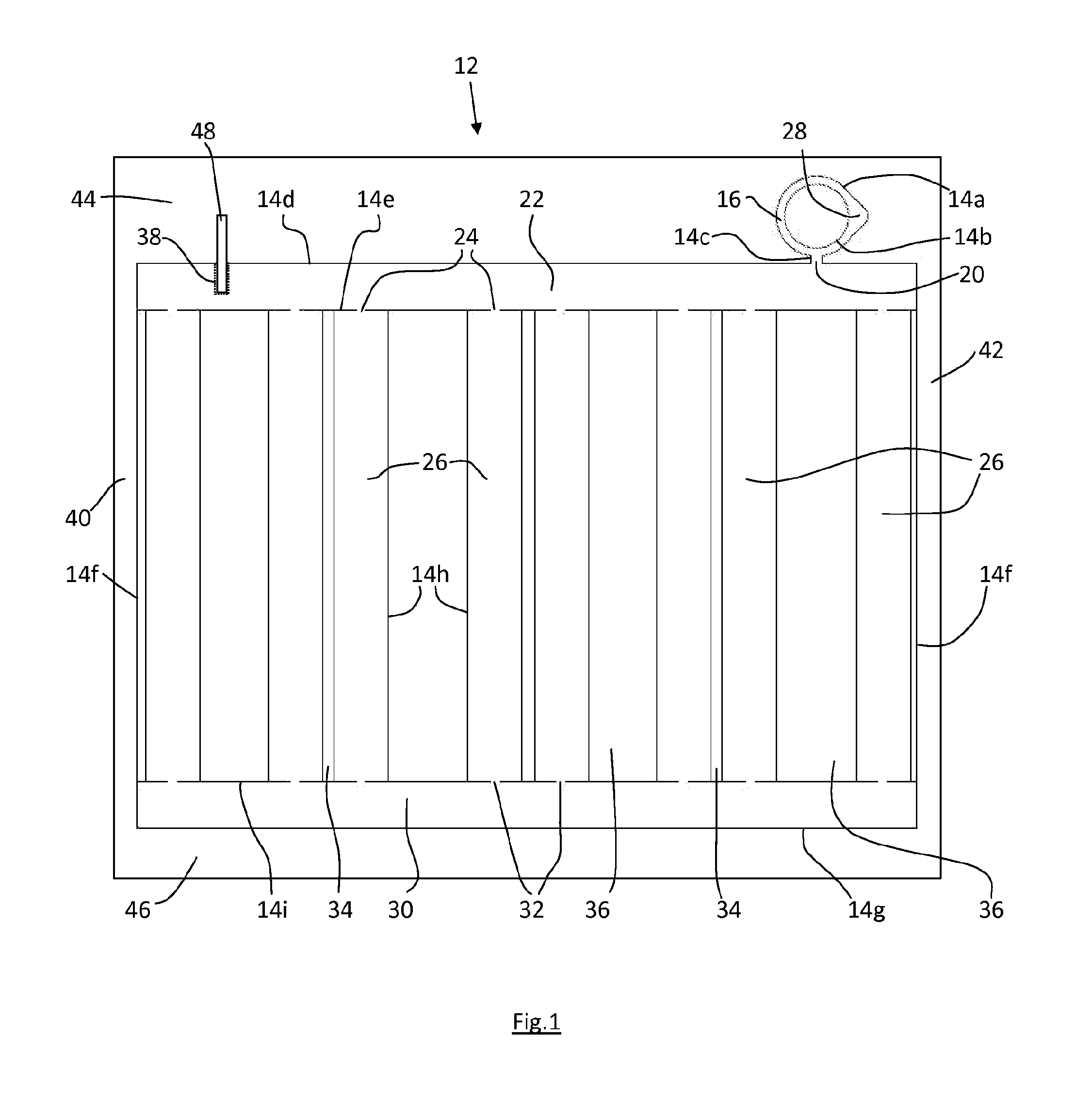 Container, container blank, and method of manufacture
