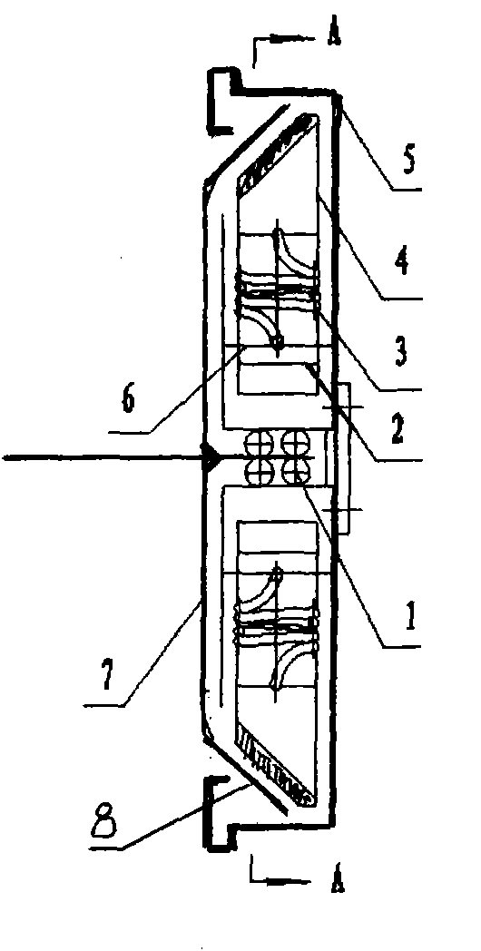 Wheel speed-limitation structure for mine running-resisting car