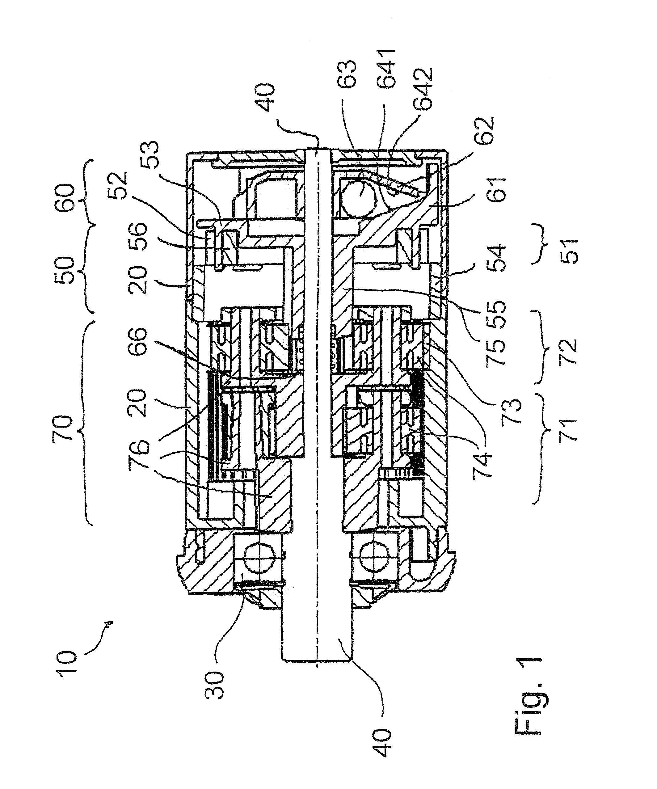 Conveyor roll with centrifugal force-operated magnetic brake