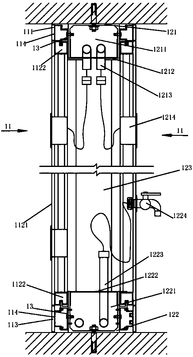 Assembly type wall unit and assembly type wall structure