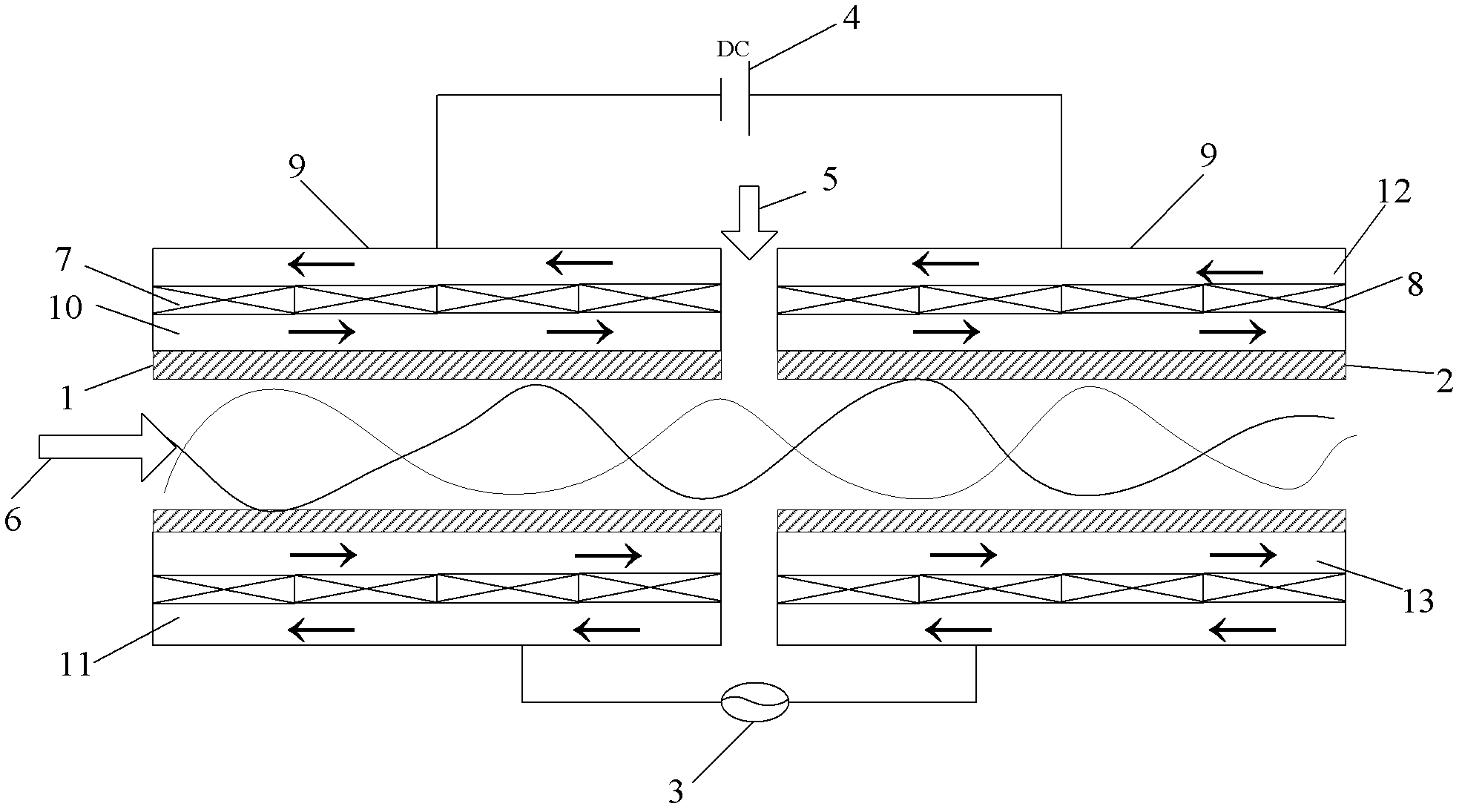 high-power-and-long-service-life-plasma-generating-device-and-method