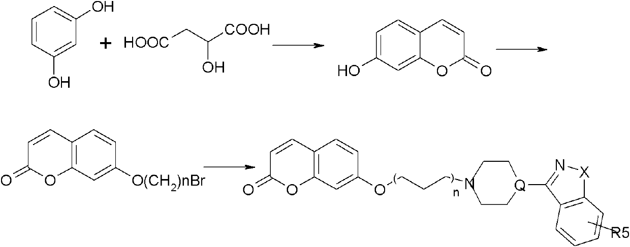 Benzopyrone derivative and application thereof
