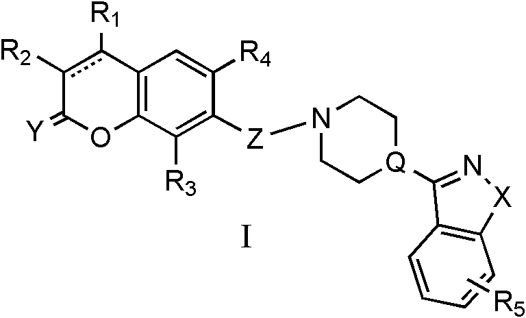 Benzopyrone derivative and application thereof