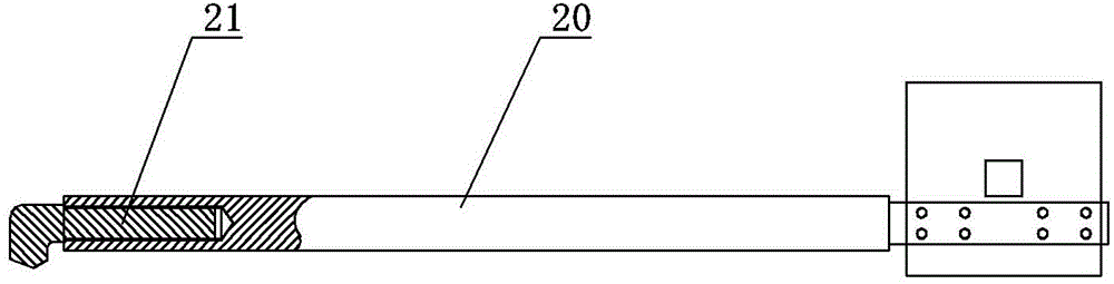 A horizontal lathe for processing cylindrical eccentric parts and the method used