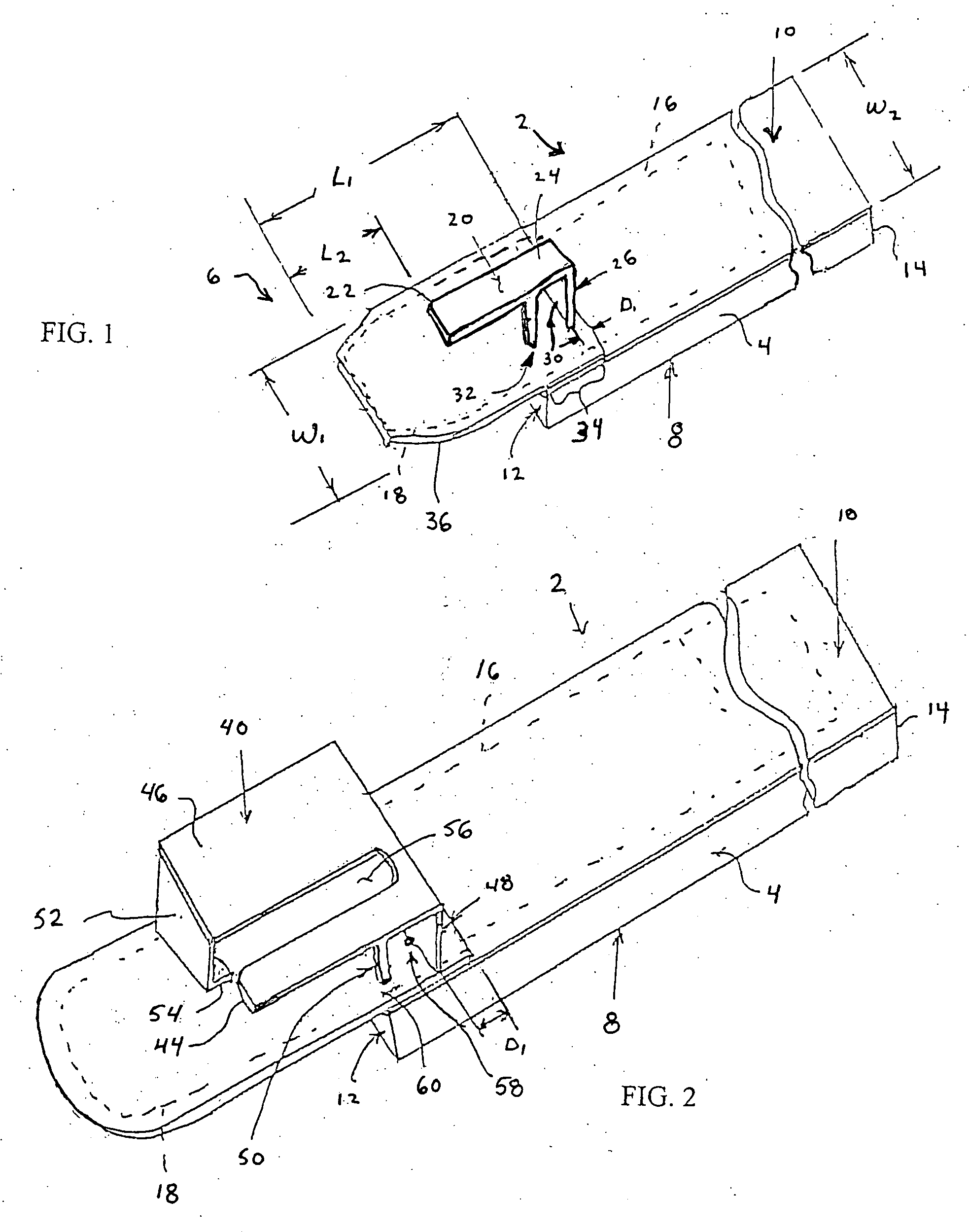 Oriented PIFA-type device and method of use for reducing RF interference