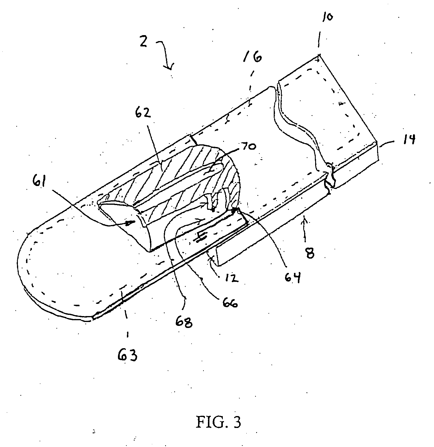 Oriented PIFA-type device and method of use for reducing RF interference