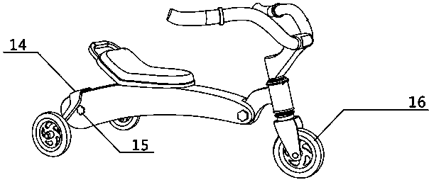 A kind of multifunctional children's walker