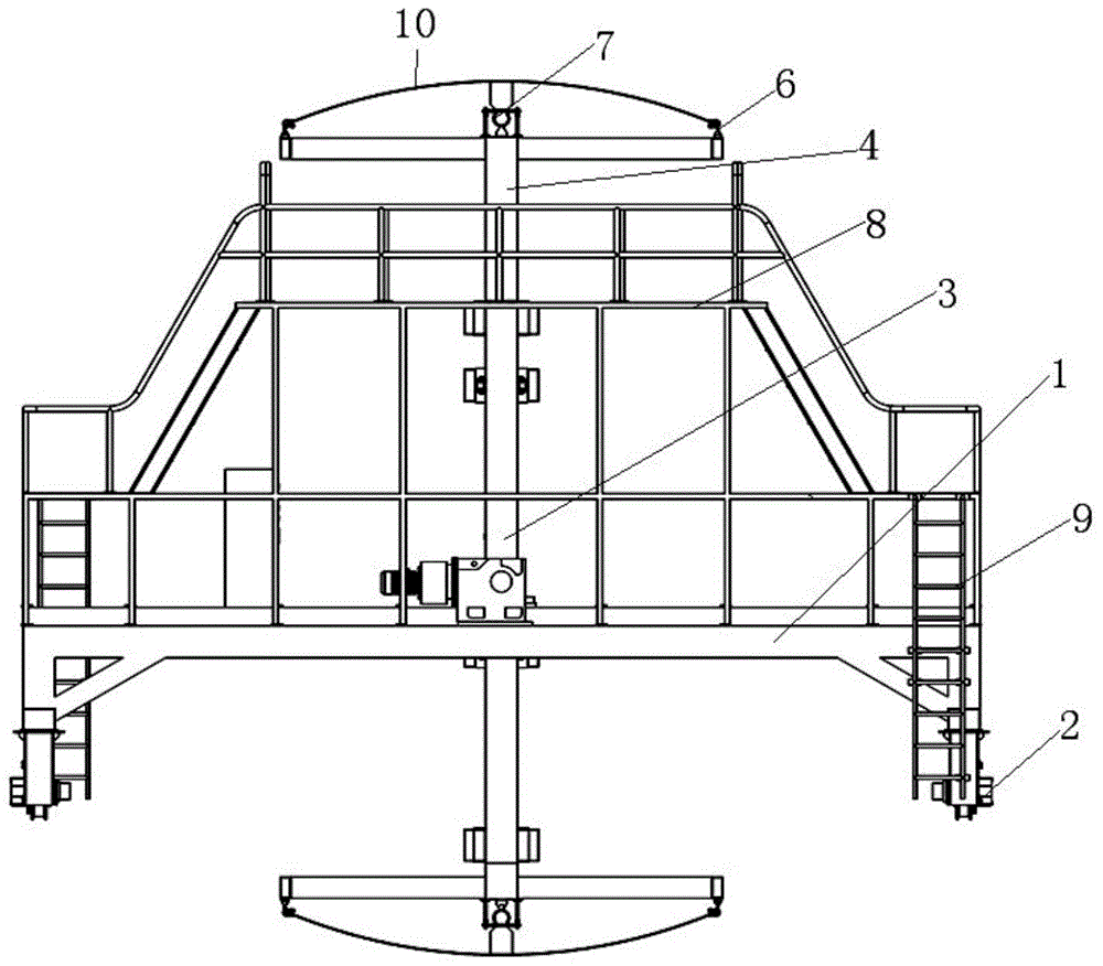 Construction equipment for reinforcement of circular arc section of subway