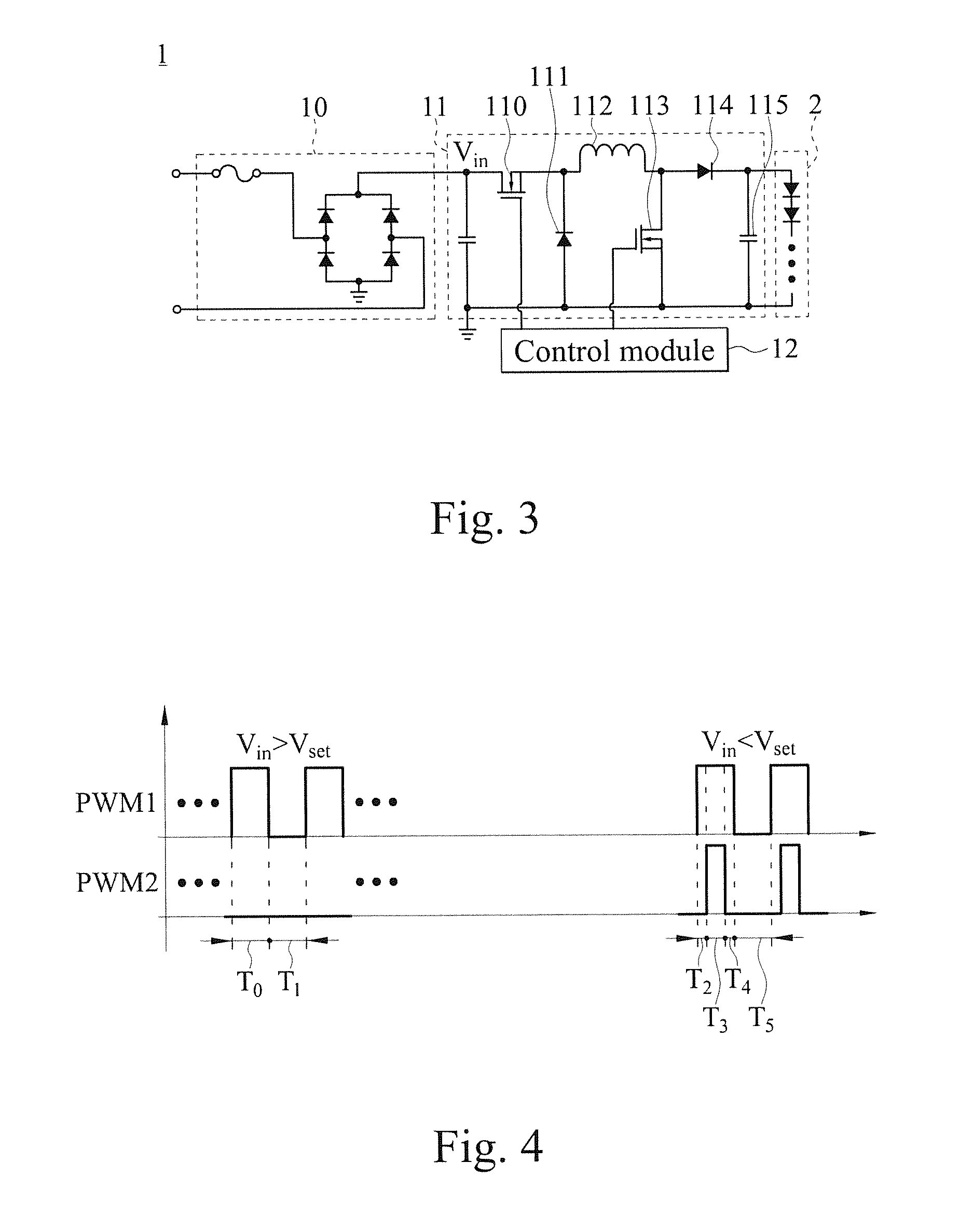 Power circuit with low total harmonic distortion