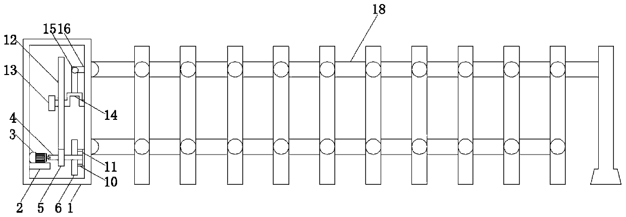 Traffic guardrail capable of automatically preventing falling in case of out of control