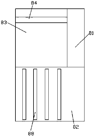 An air purification device capable of replacing the filter screen and having a stable structure