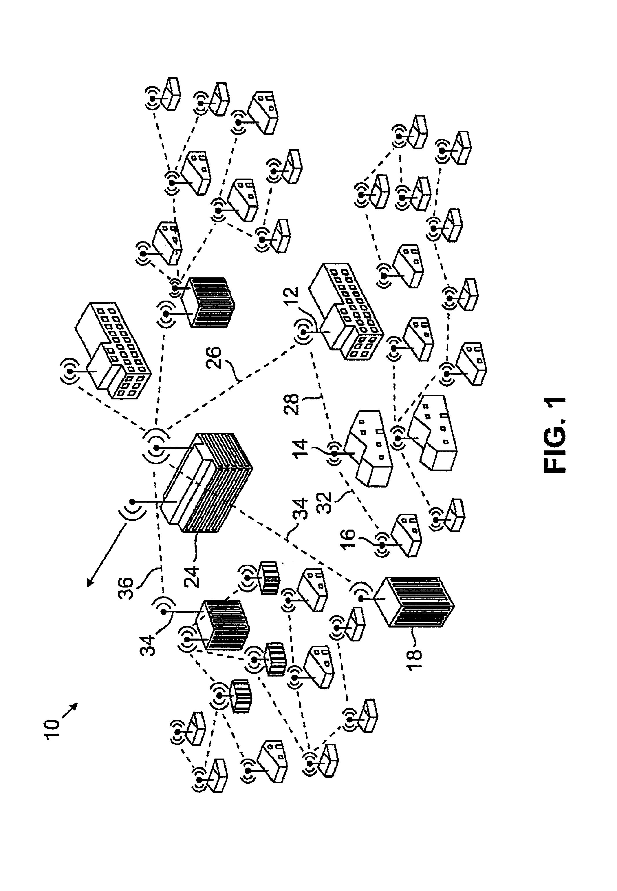 Apparatus, and associated method, for utilizing antenna information determinative of antenna operation in a wireless mesh network