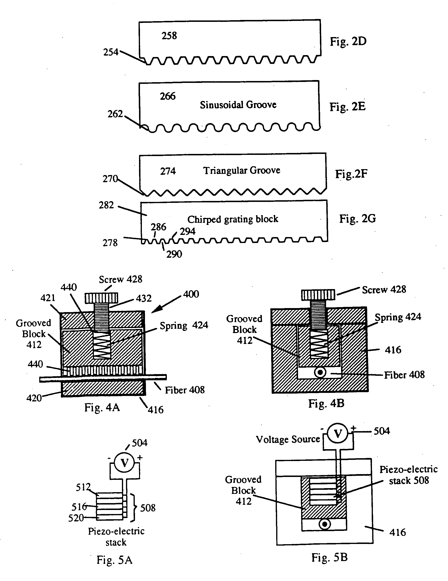 Devices based on optical waveguides with adjustable bragg gratings