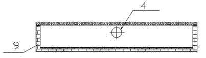 Solar air heat collector device for new type penetration wavy structure