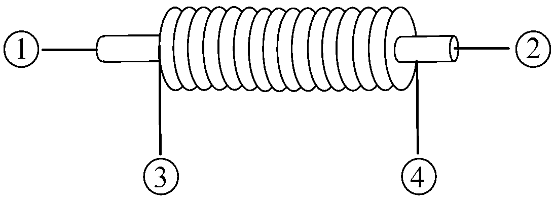 A kind of GMI sensor probe based on ring shape amorphous wire and preparation method thereof