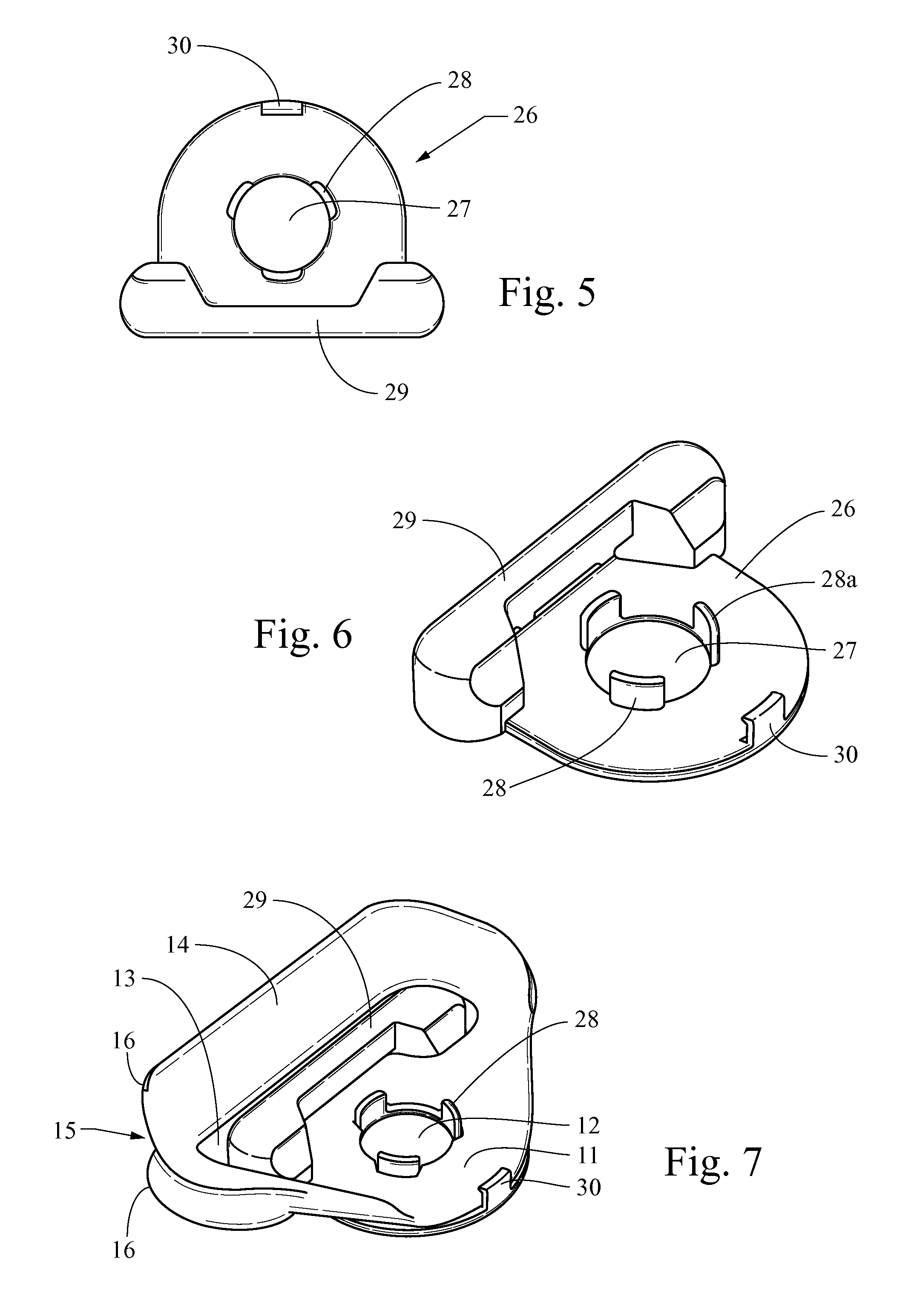 Guide loop element for seat belts with one-piece casting part