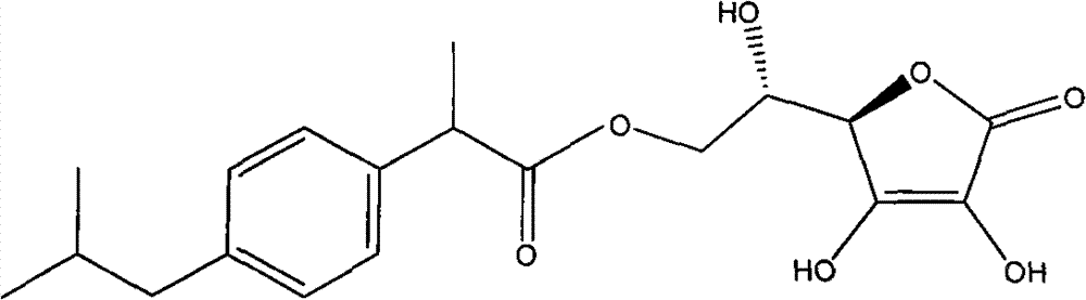 Ester exchange method synthesizing process of aryl acetic acid (propionic acid) L-ascorbic acid ester