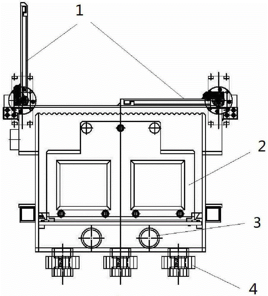 A fully automatic tank type chemical plating equipment and chemical plating method